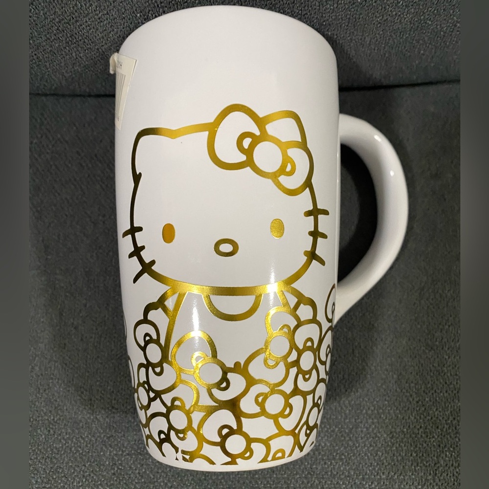 New Hello Kitty 16oz Tall Ceramic Travel Mug - Picture 7 of 11
